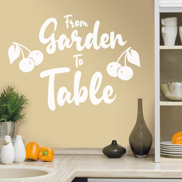 Wall Stickers: From garden to table