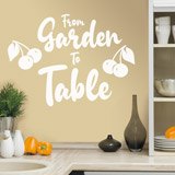 Wall Stickers: From garden to table 2