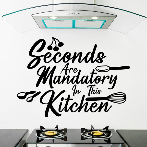 Wall Stickers: Seconds are mandatory in this kitchen