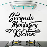 Wall Stickers: Seconds are mandatory in this kitchen 2