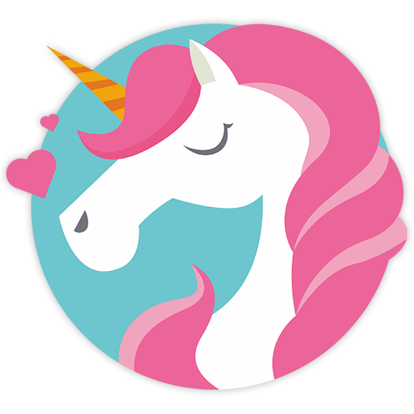 Wall Stickers: Unicorn in love