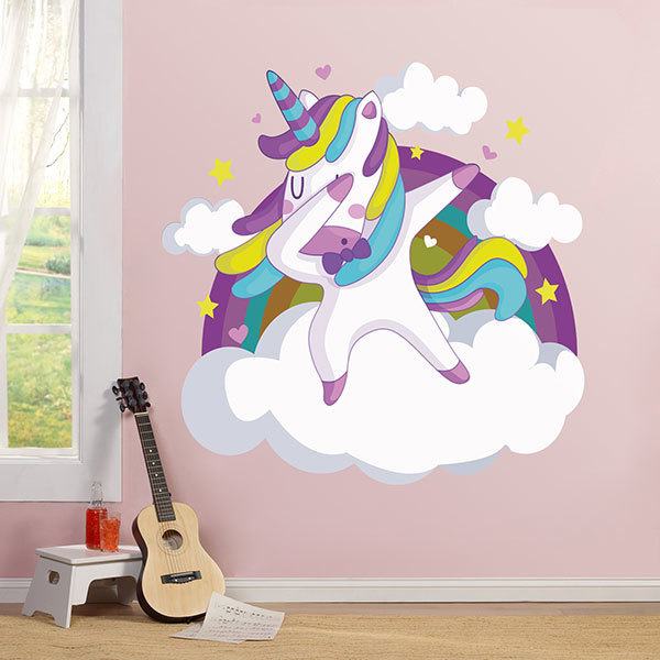 Wall Stickers: Unicorn dancing