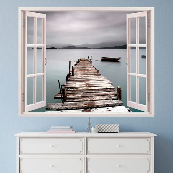 Wall Stickers: Old pier