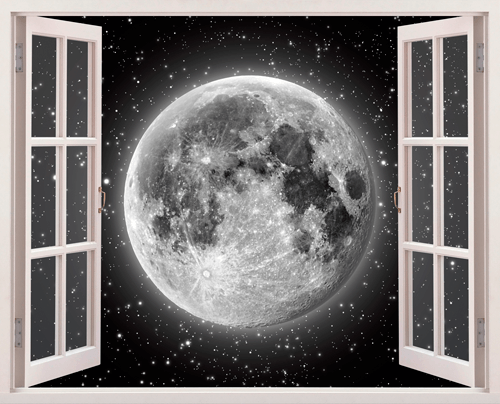 Wall Stickers: Full moon