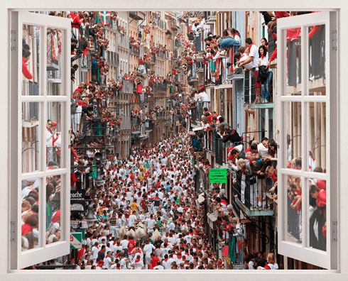 Wall Stickers: Running in San Fermín