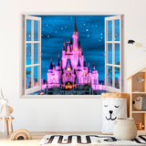 Stickers for Kids: Window Castle of Disney 4