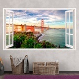 Wall Stickers: Panoramic Golden Gate 3