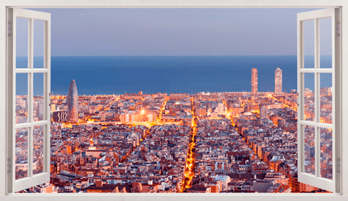 Wall Stickers: Overview of Barcelona