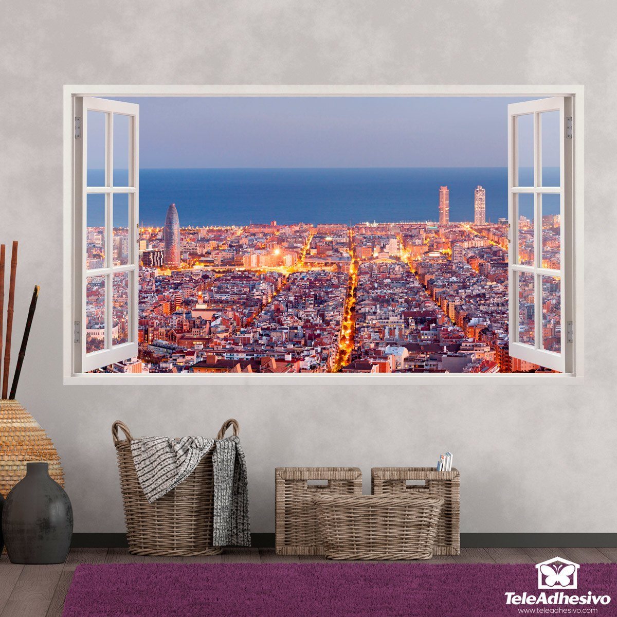 Wall Stickers: Overview of Barcelona
