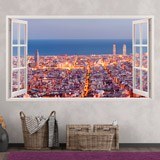 Wall Stickers: Overview of Barcelona 3