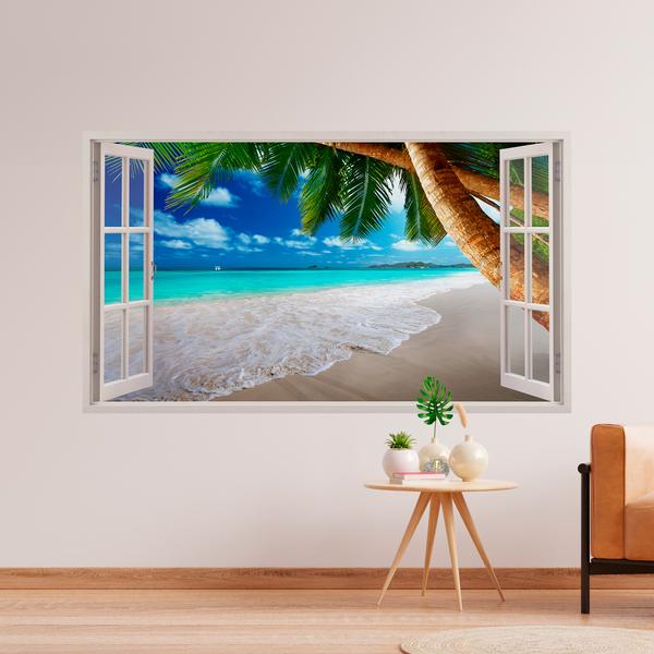 Wall Stickers: Panoramic view of the Caribbean