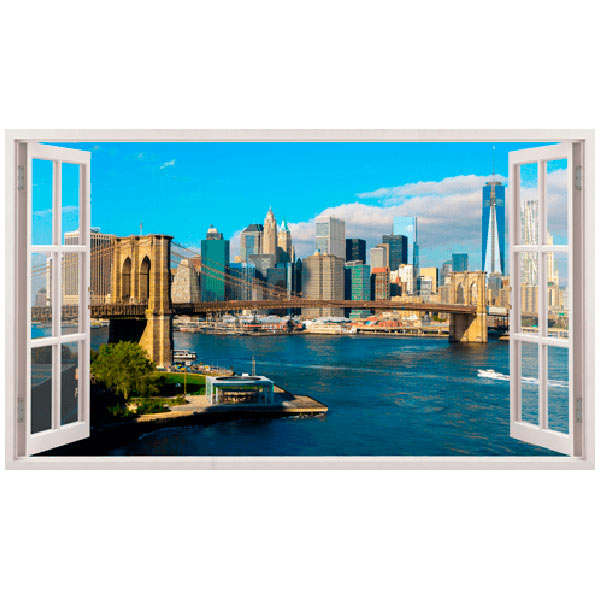 Wall Stickers: Panoramic Skyline New York