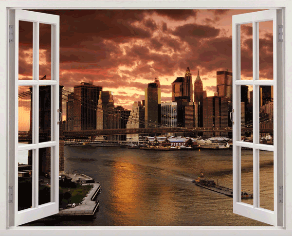 Wall Stickers: Manhattanhenge