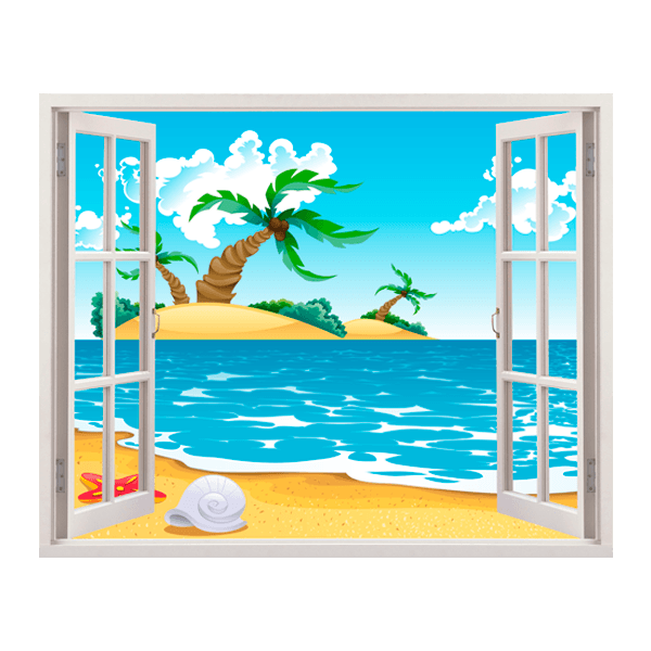 Stickers for Kids: Window Lost Island