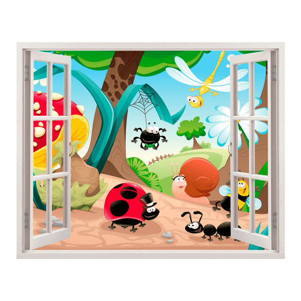 Stickers for Kids: Window Forest Meeting