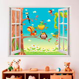 Stickers for Kids: Window At the top of the tree 4