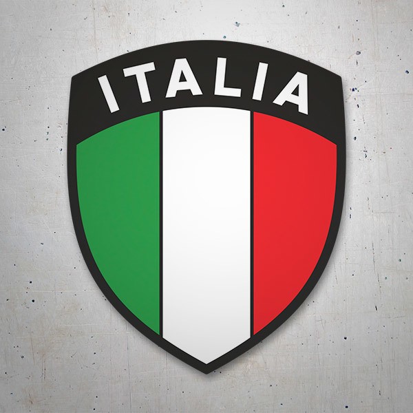 Car & Motorbike Stickers: Italy Coat of Arms