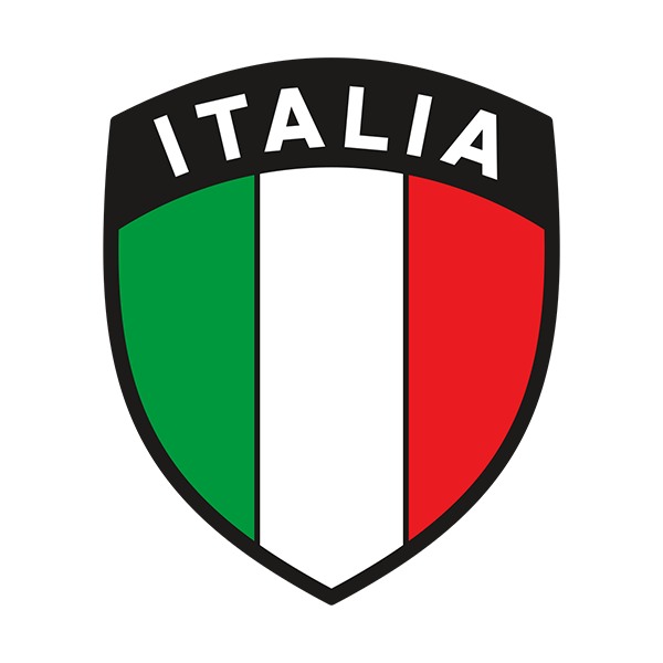 Car & Motorbike Stickers: Italy Coat of Arms