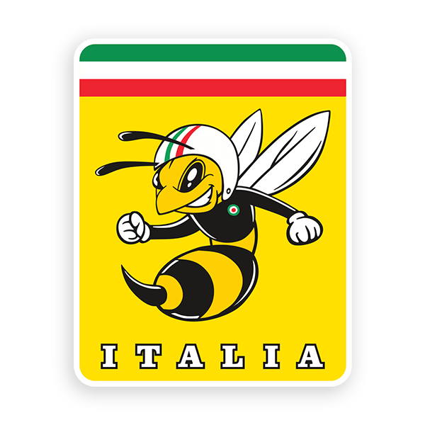 Car & Motorbike Stickers: Vespa Bee