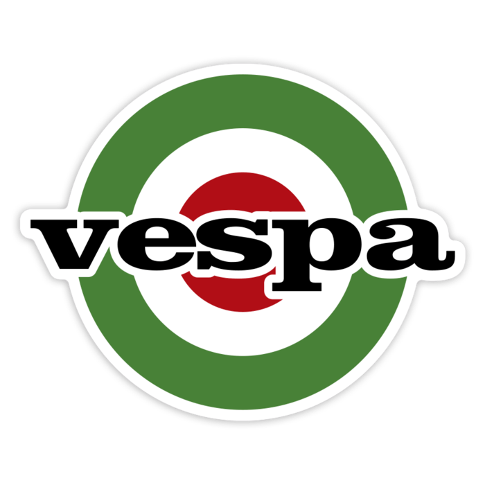 Car & Motorbike Stickers: Vespa Italian Mod Emblem