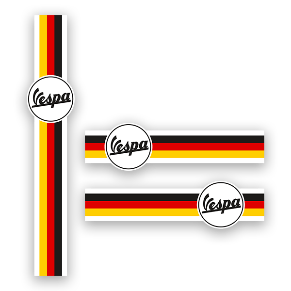 Car & Motorbike Stickers: Vespa Germany