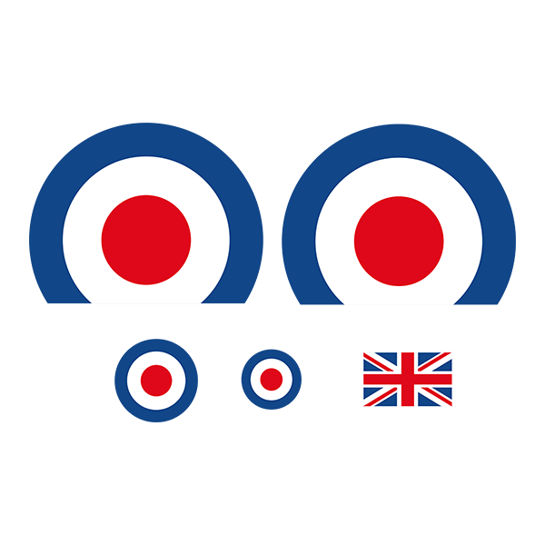 Car & Motorbike Stickers: Vespa British Aviation