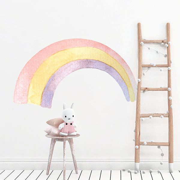 Stickers for Kids: Rainbow tricolor