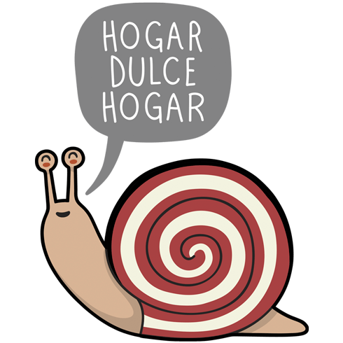Stickers for Kids: Snail Home sweet home
