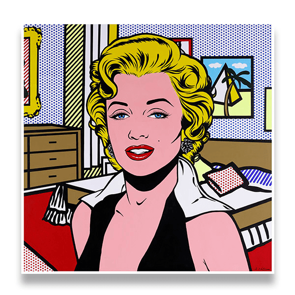 Wall Stickers: Marilyn Lichtenstein effect