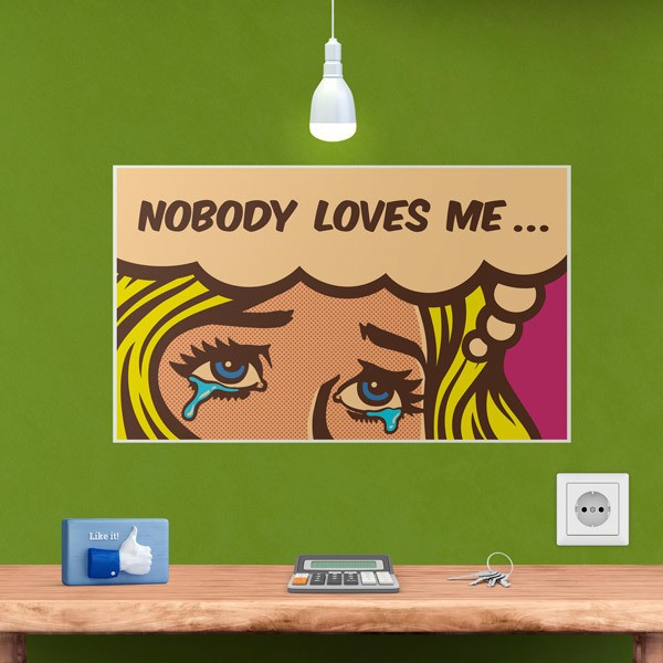 Wall Stickers: Nobody loves me...