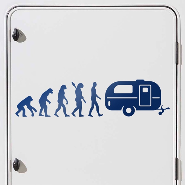 Camper van decals: Evolution Caravan