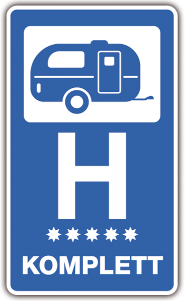 Camper van decals: Hotel Komplett