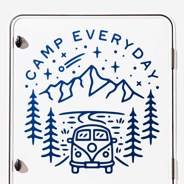 Camper van decals: Camp Everyday