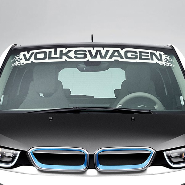 Car & Motorbike Stickers: Volkswagen Windshield Sunstrip