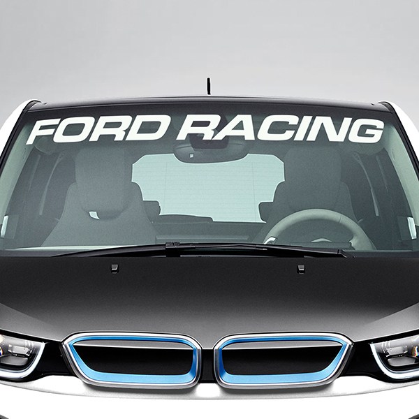 Car & Motorbike Stickers: Ford Racing  Windshield Sunstrip