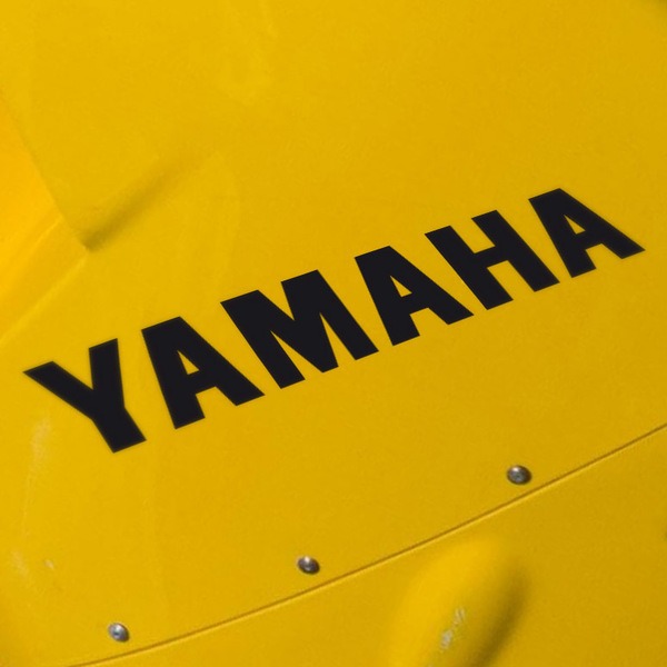 Sticker Yamaha letters