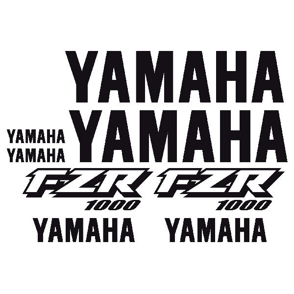Car & Motorbike Stickers: Kit Yamaha FZR 1000 1998