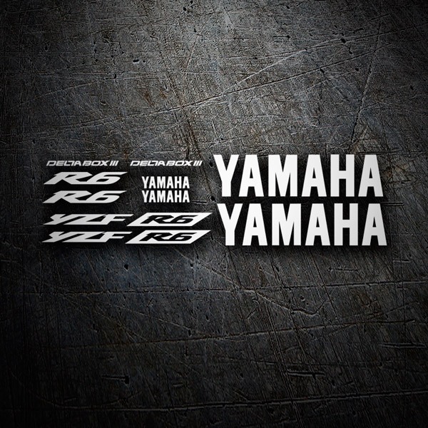 Car & Motorbike Stickers: Kit Yamaha YZF R6 2003 II