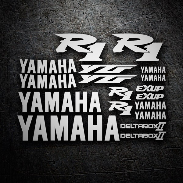 Car & Motorbike Stickers: Kit Yamaha YZF R1 2000