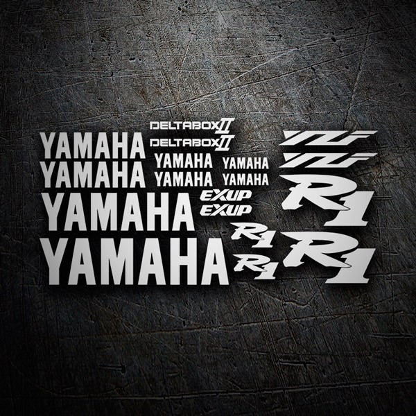 Car & Motorbike Stickers: Kit Yamaha YZF R1 2001