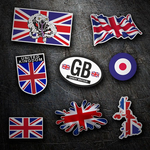 Set Of 4 Poland Flag Vinyl Stickers – Car Bumper Decals, Outdoor, Multicolor, Made In France