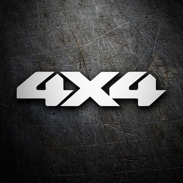 Car & Motorbike Stickers: Simple 4X4