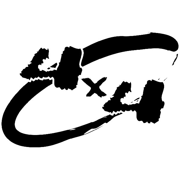 Car & Motorbike Stickers: 4x4 Adventure Oval