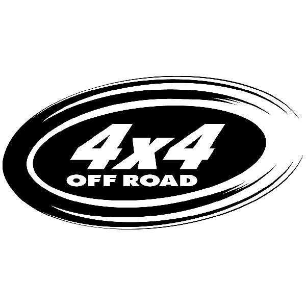 Car & Motorbike Stickers: 4x4 off road oval