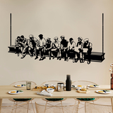 Wall Stickers: Workers' Lunch 2
