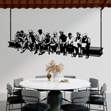 Wall Stickers: Lunch workers 3