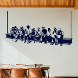 Wall Stickers: Lunch workers 4
