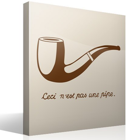 Wall Stickers: Pipe Magritte