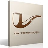 Wall Stickers: Pipe Magritte 3