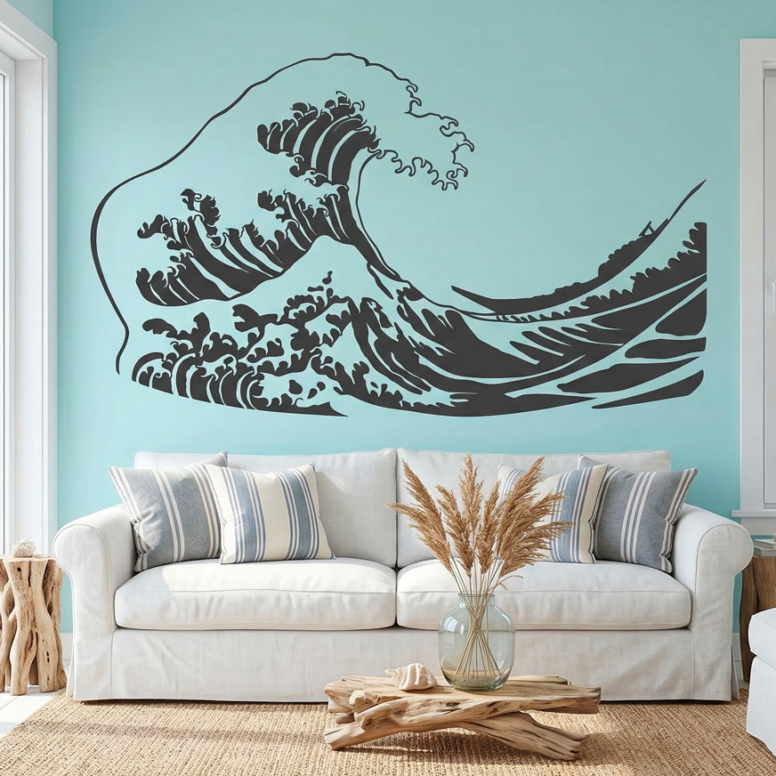 Wall Stickers: The Great Wave off Kanagawa